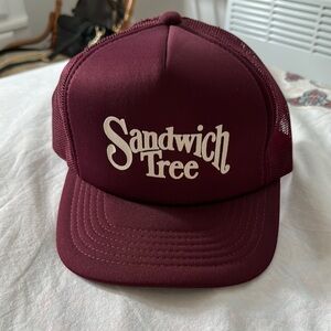 Vintage Red and White Snapback Hat Classic Design